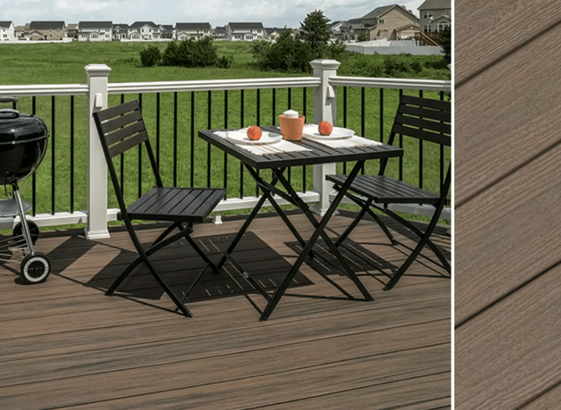 Trex decking - coastal bluff