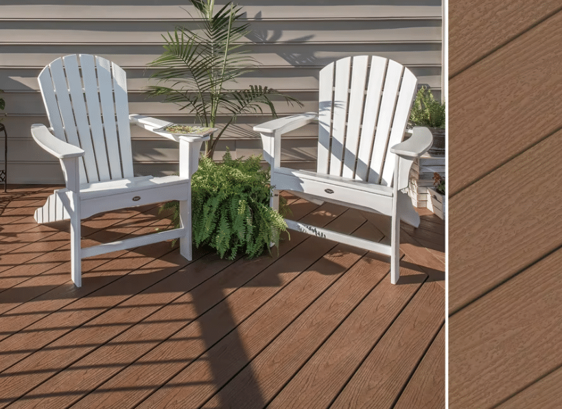 Trex decking - saddle