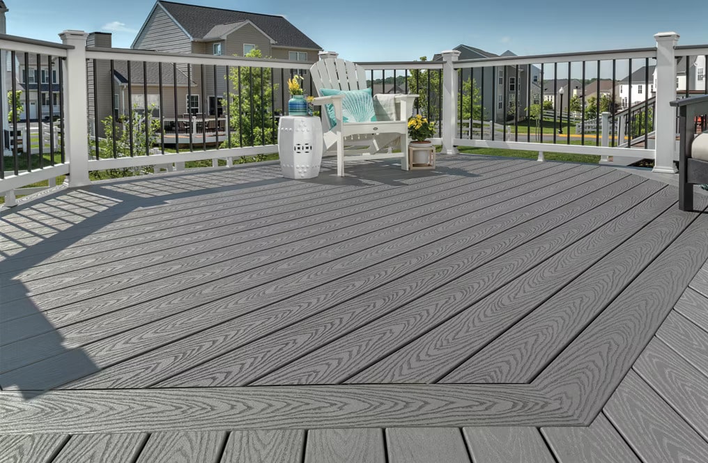 Trex decking - pebble grey