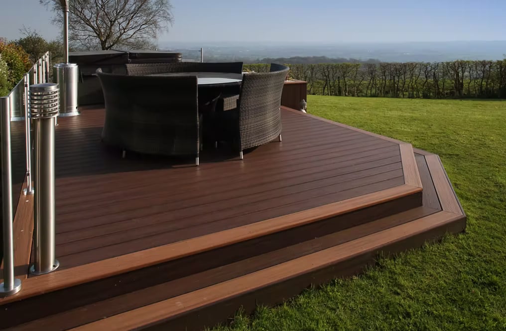 Trex decking - lava rock